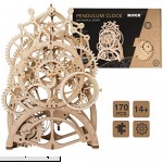 ROKR 3D Wooden Puzzle Building Clock Construction Kit Mechanical Model Building Gift Pendulum Clock  B07NQ9QBJX